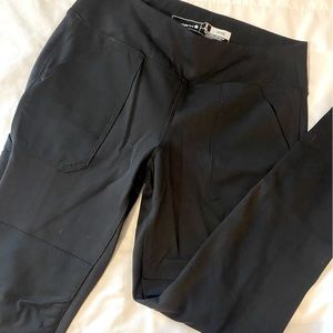 Carhartt, fitted, black, reinforced knees